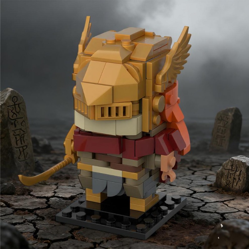 Model Kit Valkyrie - 228개 중세 발키리 피규어 조립 키트,