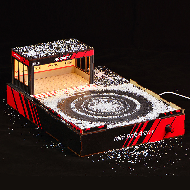 Model Kit Toy - 1:64 스케일 DIY 드리프트 트랙 디오라마