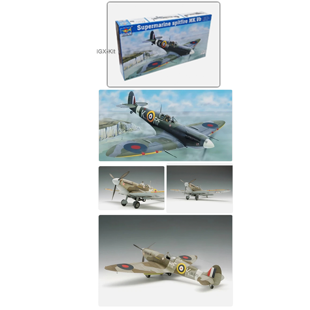 Model Kit Spitfire - 트럼펫 02403 1:24 스케일 슈퍼마린 스핏파이어