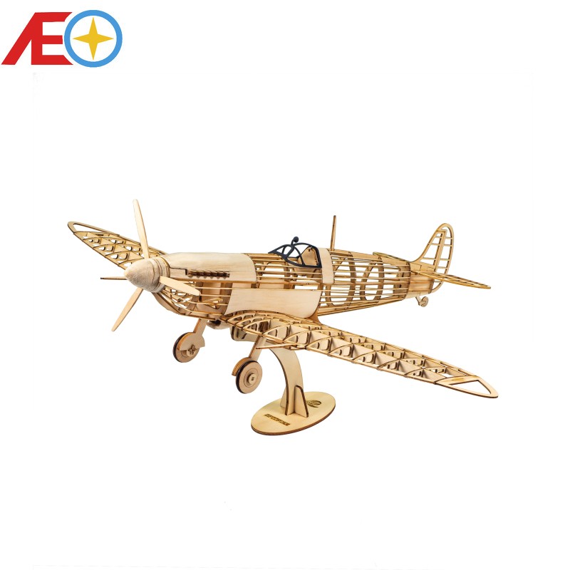 Model Kit Spitfire - AEORC VX18 1:25 스피트파이어 전투기 RC