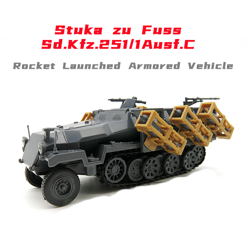 Model Kit Hobby - 1/72 WW2 Stuka zu Fuss 조립