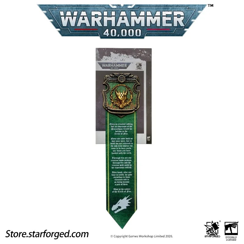 Model Kit Warhammer - 워해머 40K 주변기기 브로치 살라만더 게임