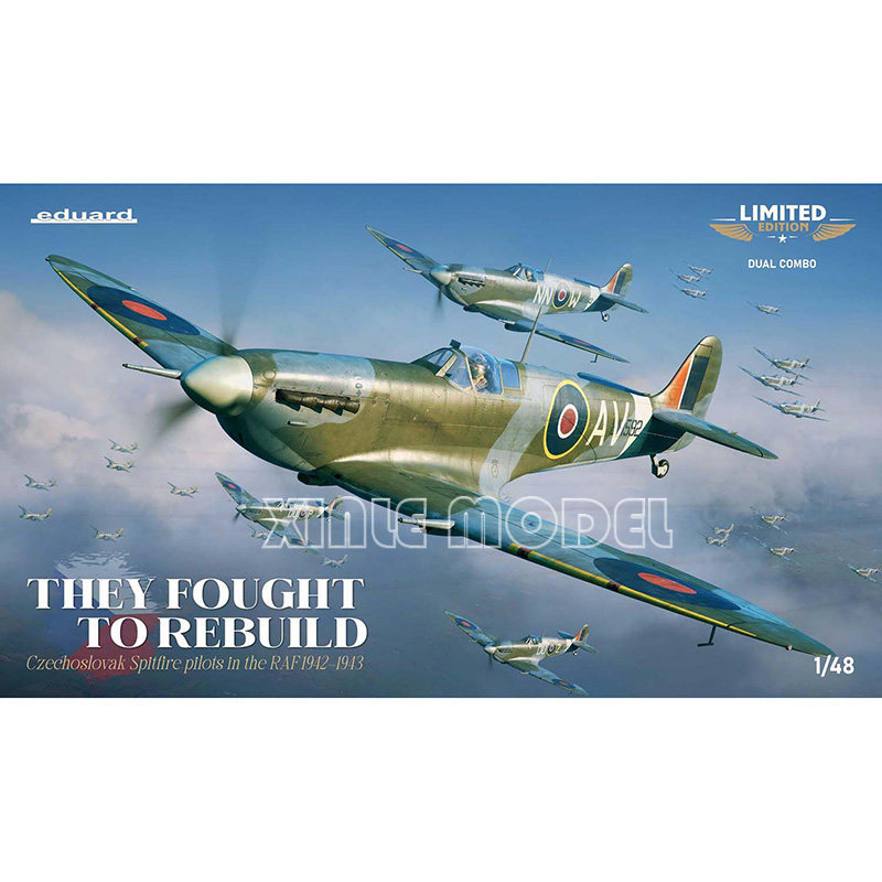 Model Kit Spitfire - 에두아르 플라스틱 조립식 항공기 모델 키트
