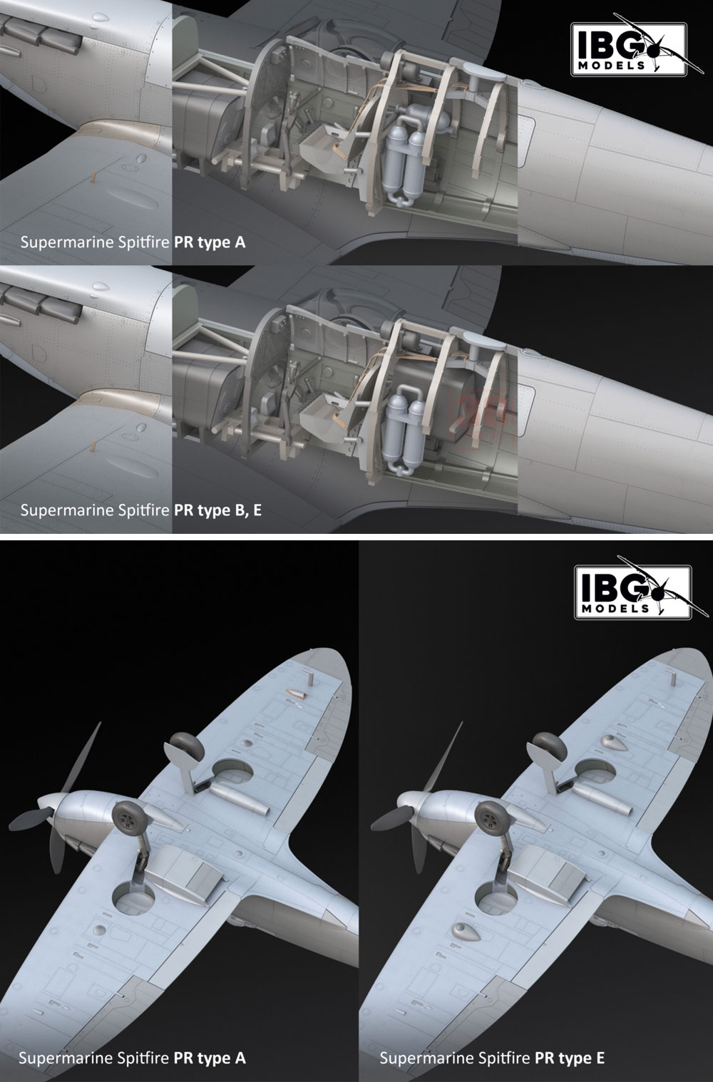 IBG 72582 1/72 슈퍼마린 스핏파이어 PR 타 - Model Kit Spitfire 리뷰 및 가격