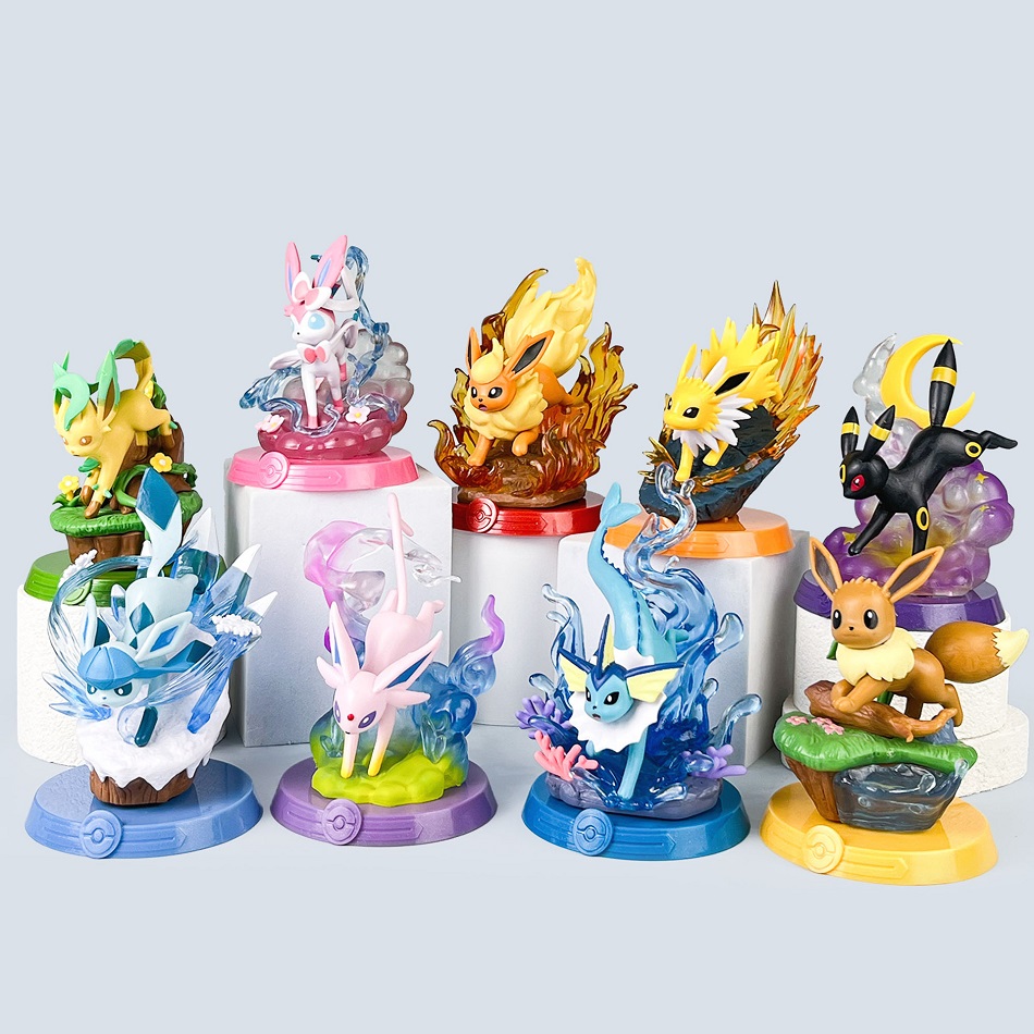 8가지 스타일 포켓몬 액션 피규어 피카츄 어드벤처 이브 - Model Kit Pokemon 리뷰 및 가격