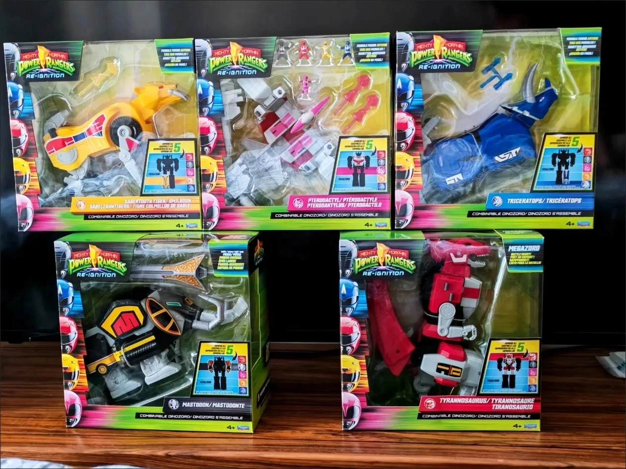 정품 플레이메이트 마이티 모르핀 파워 레인저스 리-이그 - Model Kit Megazord 리뷰 및 가격