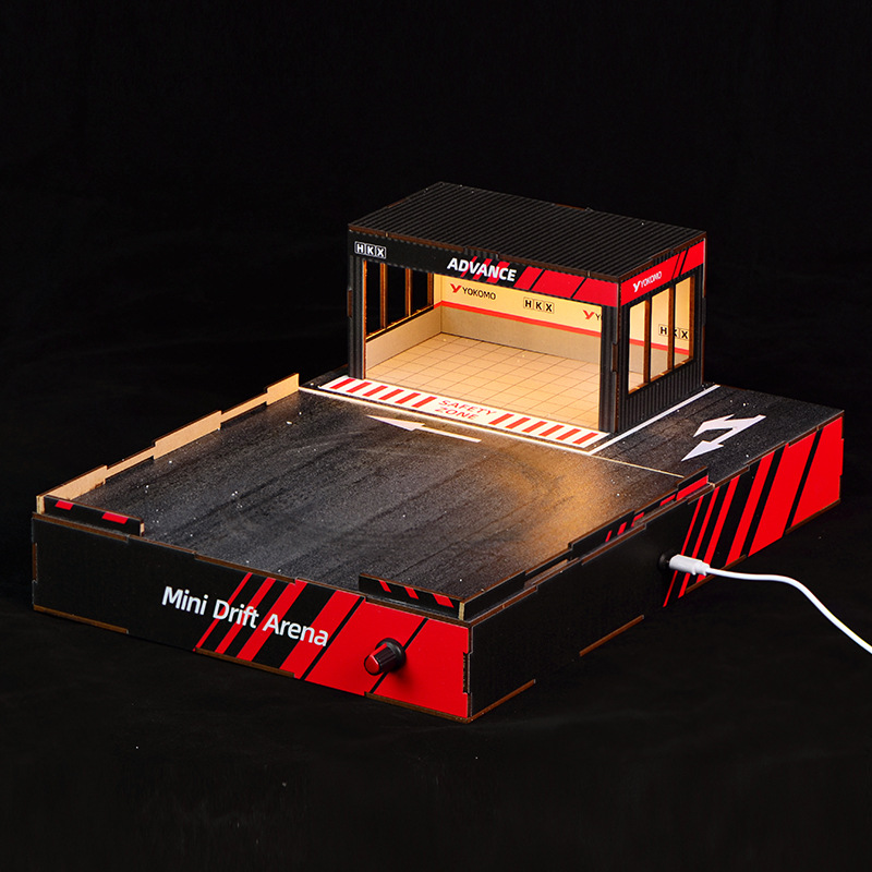 1:64 스케일 DIY 드리프트 트랙 디오라마 (회전식 - Model Kit Toy 리뷰 및 가격