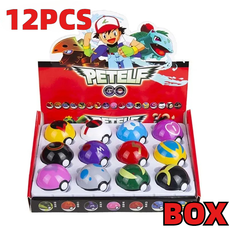 포켓몬 피규어 12개/세트 포켓볼 포켓볼 액션 피규어  - Model Kit Pokemon 리뷰 및 가격