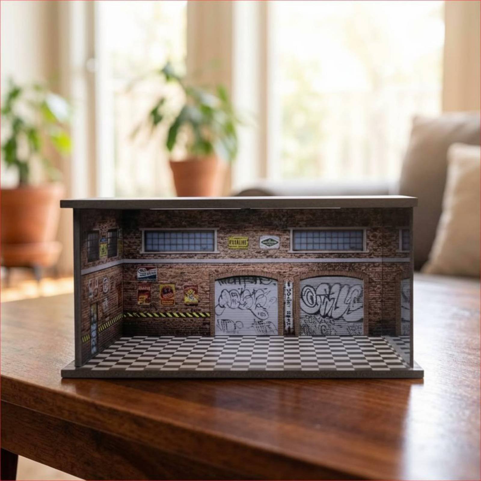 조명이 있는 자동차 정비소 모델 조립 키트 1:64 미 - Model Kit Toy 리뷰 및 가격