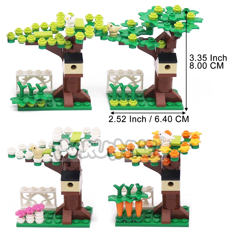마루미네 소형 입자 MOC 브릭 트리 하우스 세트 (새 - Model Kit Centaur 리뷰 및 가격