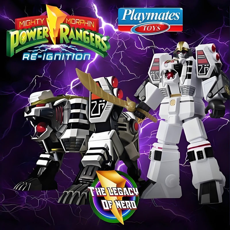 애니메이션 파워 레인저 화이트 타이거 조드 변신 로봇  - Model Kit Megazord 리뷰 및 가격