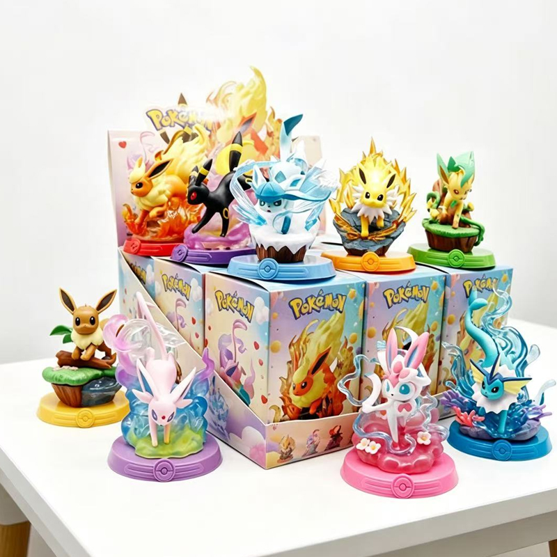 8가지 스타일 포켓몬 액션 피규어 피카츄 어드벤처 이브 - Model Kit Pokemon 리뷰 및 가격